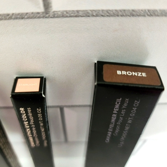 Laura Mercier Caviar Stick Eye Shadow & Eyeliner Pencil Bundle